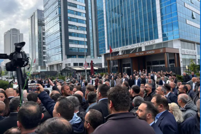 CHP Genel Merkezi önünde 'tahliye' gerginliği
