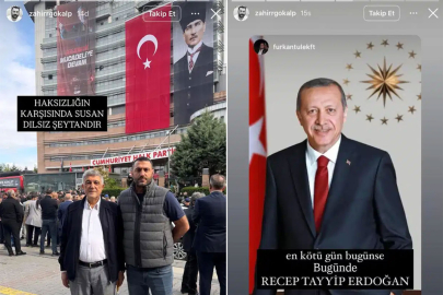 CHP'nin kapısına dayanan 'Kılıçdaroğlu destekçisi', saatler önce 'Erdoğan' paylaşımı yapmış