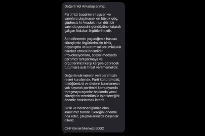 CHP’nin, üyelerine attığı 'yasal işlem' mesajı tepki çekti