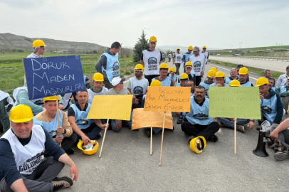Doruk Madencilik'te verilen sözler tutulmadı: İşçiler, 1 Haziran'da yeniden Ankara yoluna çıkıyor