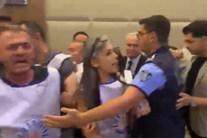 AKP'li Şahin Biba meclis oturumunda emekçilere müdahale edin emri verdi