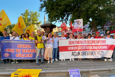 Öğretmenlerin haklı mücadelesi polis şiddetiyle engellenemez!