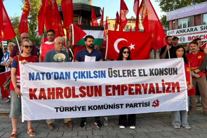 TKP Bursa: 'NATO onursuzluk ve ölümdür, ülkemizden defol!'