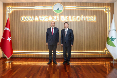 Erkan Aydın, KKTC 5. Cumhurbaşkanı Ersin Tatar'ı ağırladı