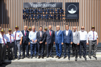 Osmangazi’de Yaşar Kemal Medeniyetler Kütüphanesi hizmete açıldı