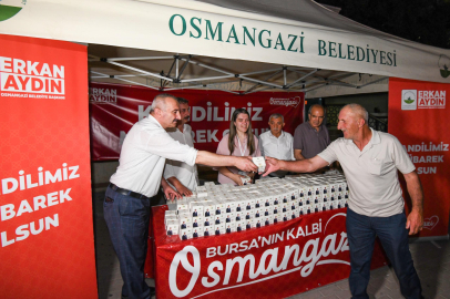 Osmangazi Belediyesi’nden Mevlit Kandili’nde geleneksel ikram