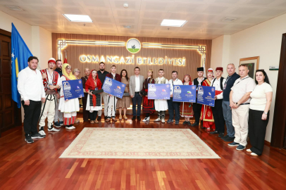 Balkan Festivali’nin temsilcileri Erkan Aydın’la buluştu