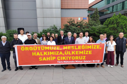 TMMOB Bursa: Emeğimize, mesleğimize, ülkemize sahip çıkıyoruz
