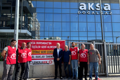 YENİ Partili Pala  Bursagaz işçilerini ziyaret etti: Ortak mücadeleyi büyütmeliyiz