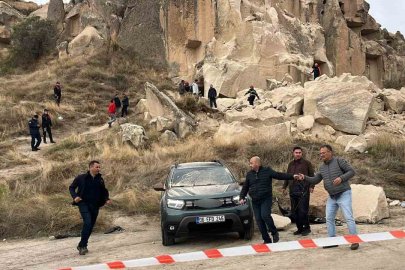 Kapadokya'da peribacası çöktü: 3 kişi hayatını kaybetti, 5 kişi yaralandı