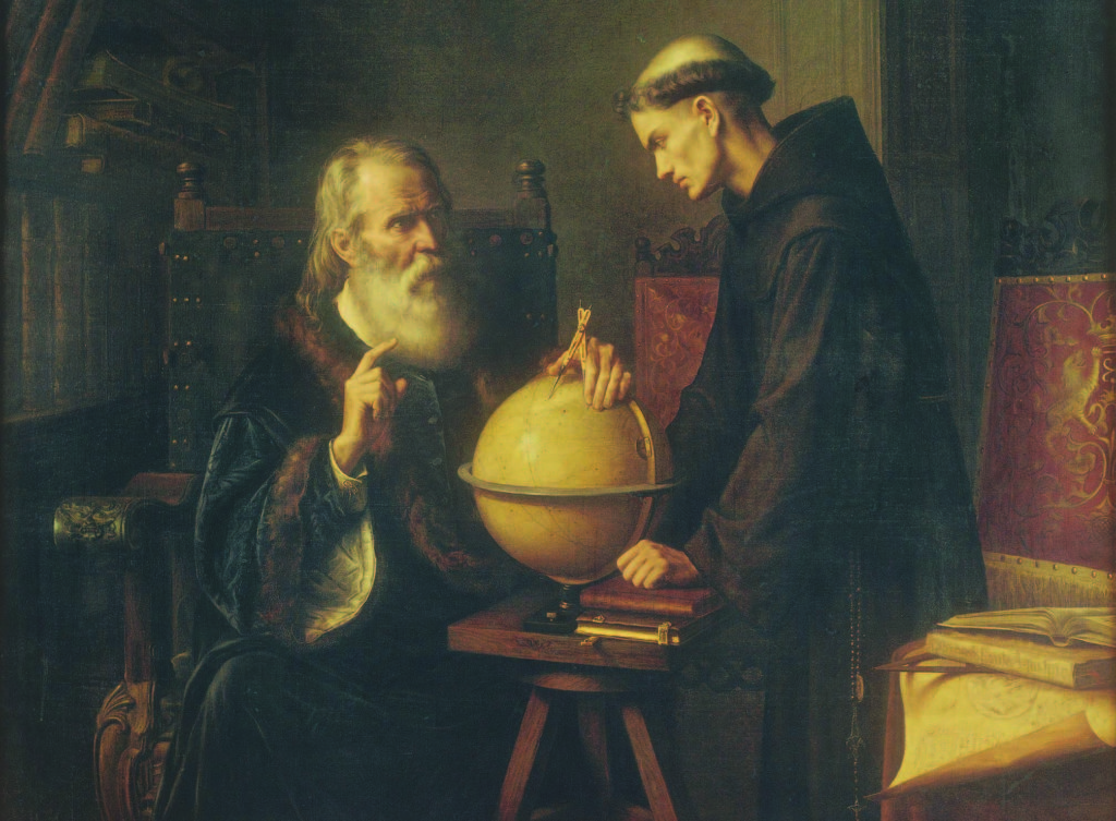 Galileo Demonstrating the New Astronomical Theories at the University of Padua Google Art Project e1446671809433