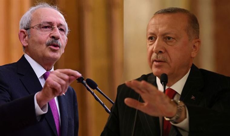 CHP lideri Kılıçdaroğlu ve Cumhurbaşkanı Erdoğan'ın fotoğrafı