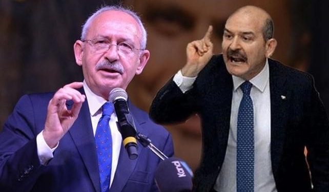 Fotoğraftaki kişiler: CHP lideri Kemal Kılıçdaroğlu ve İçişleri Bakanı Süleyman Soylu