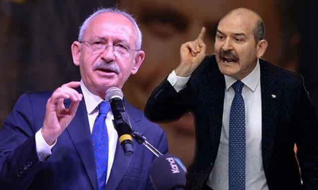 Fotoğraftaki kişiler: CHP lideri Kemal Kılıçdaroğlu ve İçişleri Eski Bakanı Süleyman Soylu