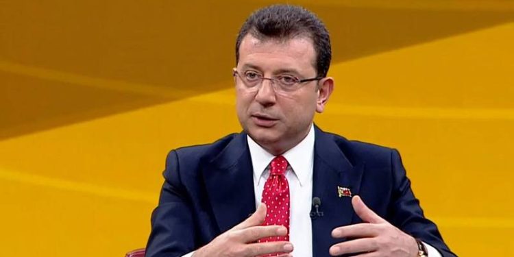 İstanbul Büyükşehir Belediye Başkanı Ekrem İmamoğlu.