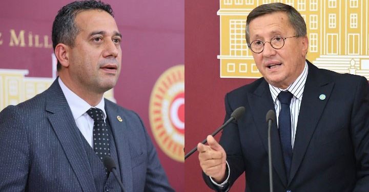 İYİ Partili Lütfü Türkkan ve CHP'li Ali Mahir Başarır'